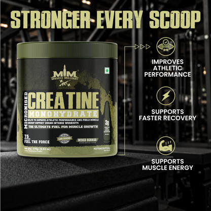 Micronised Creatine Monohydrate Flavoured | 100% Pure Creatine | 3.6g/Serve | 75 Servings