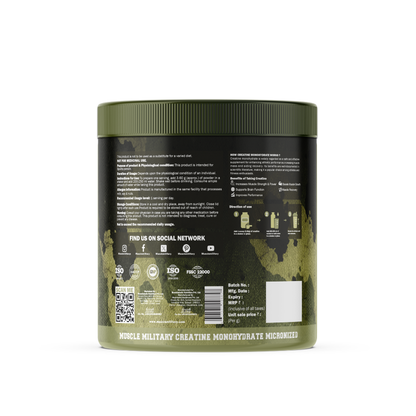Micronised Creatine Monohydrate Flavoured | 100% Pure Creatine | 3.6g/Serve | 75 Servings