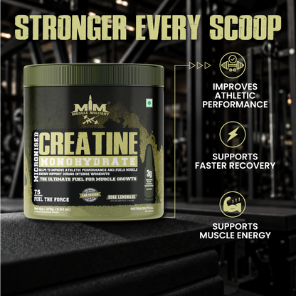 Micronised Creatine Monohydrate Flavoured | 100% Pure Creatine | 3.6g/Serve | 75 Servings
