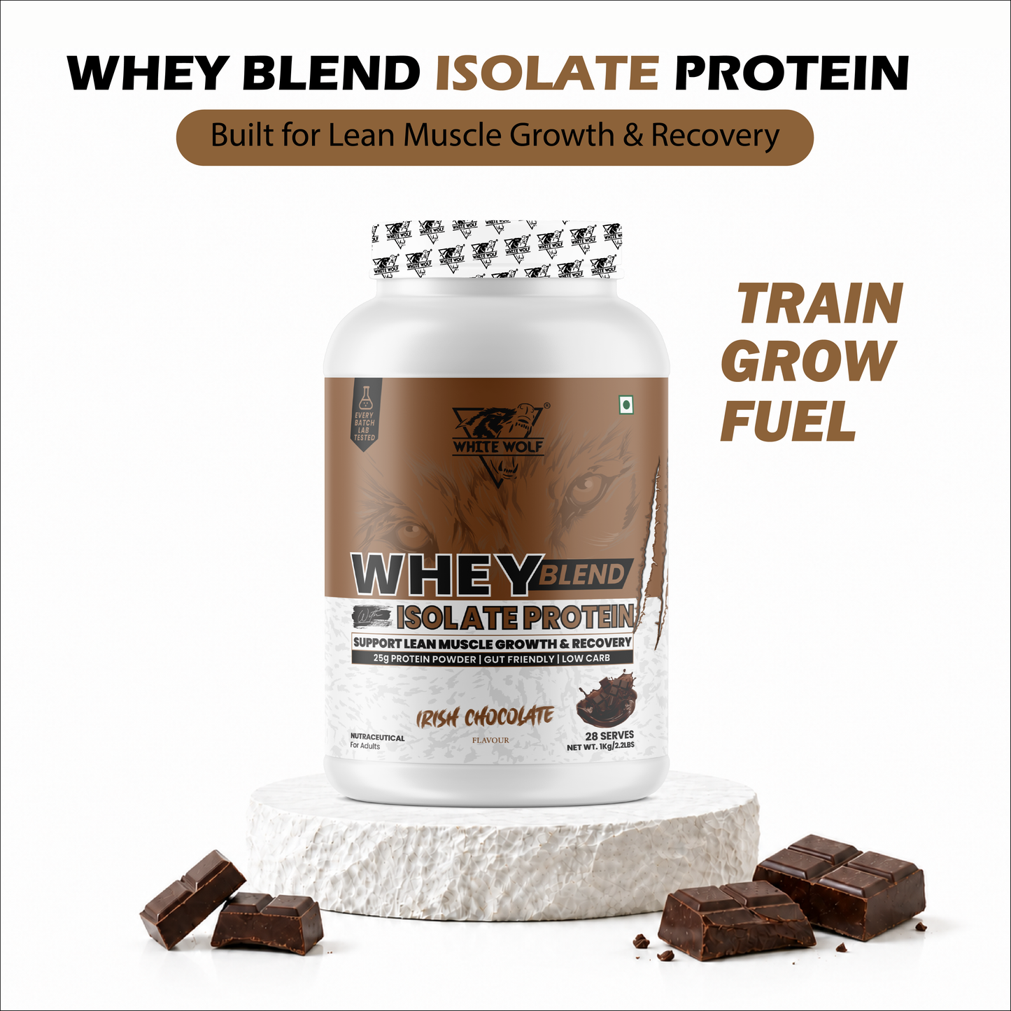 Whey Blend with Isolate 25 g Protein