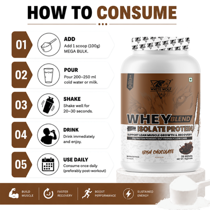 Whey Blend with Isolate 25 g Protein