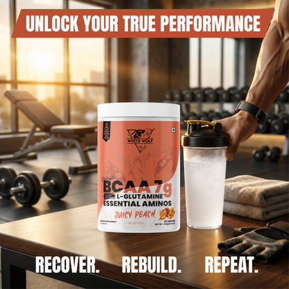 White Wolf BCAA 7 g with L-Glutamine (1 g) & Electrolytes