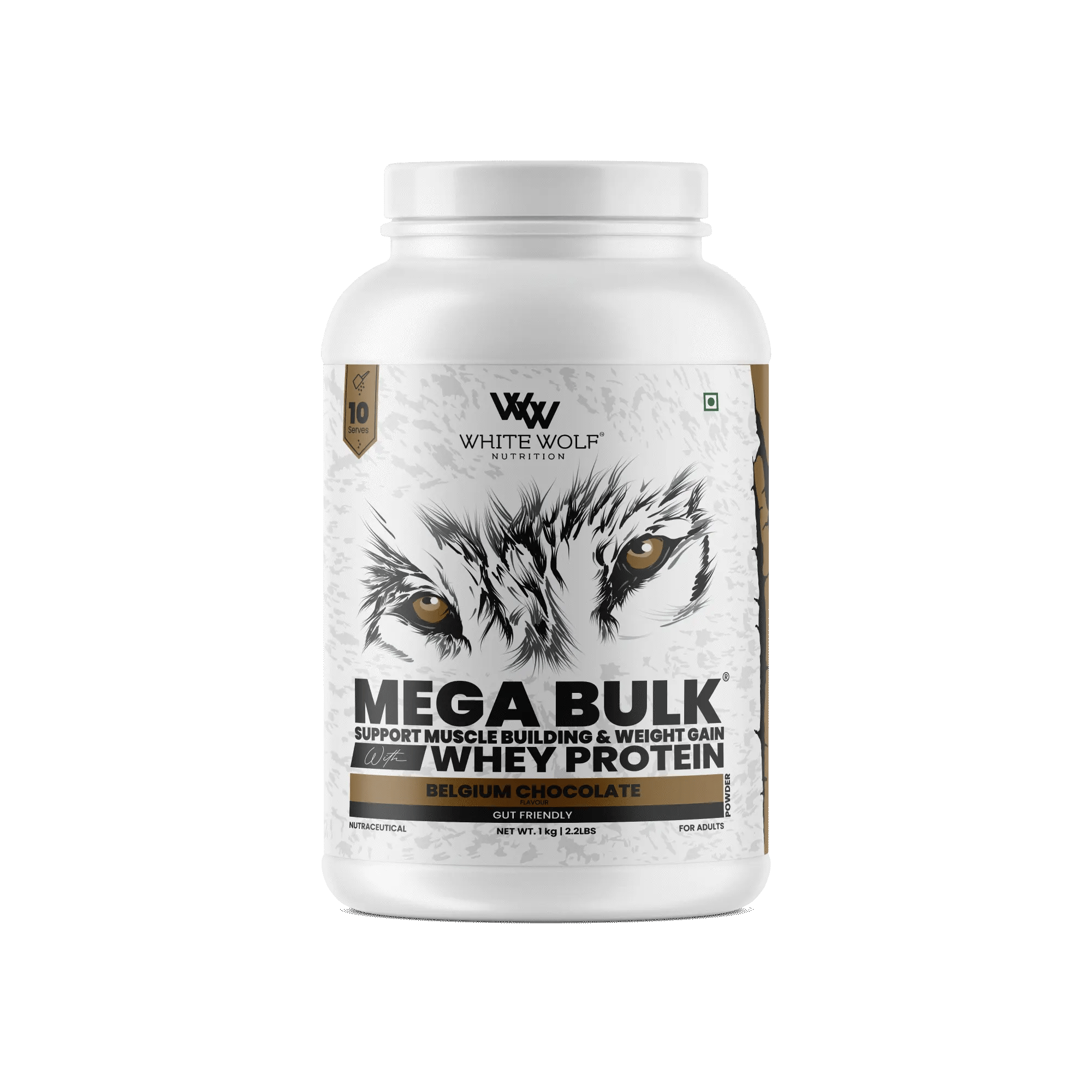 Mega Bulk Mass Gainer With  Whey Protein