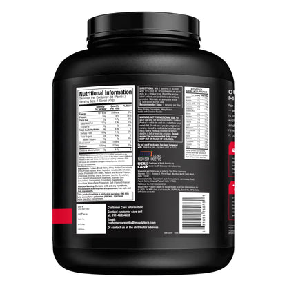 MuscleTech Nitro-Tech Whey Protein – Milk Chocolate, 1.72 kg (3.8 lb) | 30g Protein + 3g Creatine