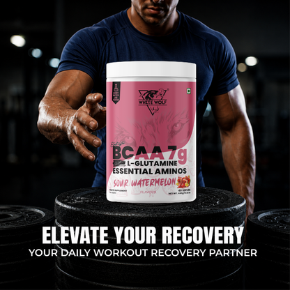 White Wolf BCAA 7 g with L-Glutamine (1 g) & Electrolytes
