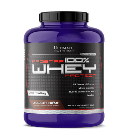 Ultimate Nutrition Prostar 100% Whey Protein – Chocolate Crème, 5.28 lb/2.39kg