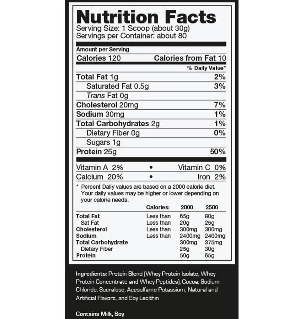 Ultimate Nutrition Prostar 100% Whey Protein – Chocolate Crème, 5.28 lb/2.39kg